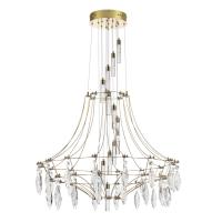 7000/51L CLASSIC ODL_EX25 81 Люстра золото/металл/хрусталь IP20 LED 51W 4000K FLAMENCO