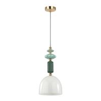 4861/1C CLASSIC ODL_EX21 201 золото/разноцветн./керамика/стекло Подвес E14 1*40W CANDY