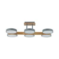 8031/108CL LEDIO LN25 264 серый, дерево/металл, акрил Потолочный светильник LED 108W 3000-6000К 220V PLATO