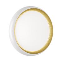 7650/DL PALE SN 141 Светильник пластик/белый/золотой LED 48Вт 4000К D380 IP43 TOFIQ WHITE
