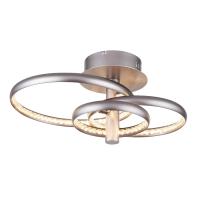 49065/3D-25W-3000K Люстра светодиодная потолочная темно-серый ELVAN