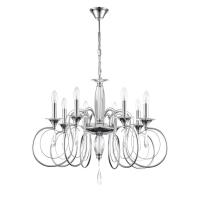 8032/8 CLASSI LN25 20 хром, металл/хрусталь Люстра подвесная Е14 8*40W 220V LAOKA