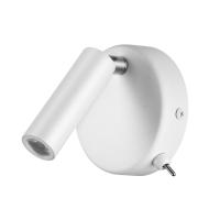 5221/3WL LEDIO LN22 000 белый Бра с выкл. LED 3W 3000K 330Лм  220V CHASE