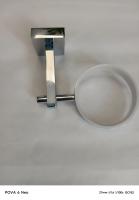 A3705 Мыльница подвесная cо стеклом хром