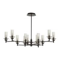 6555/12C CLASSI LN25 30 черный/дымчатый/металл/стекло Люстра потолочная E14 12*40W 220V MADONNA