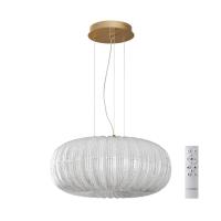 7720/48L PIKO LED SN 031 Светильник металл/стекло/прозрачный/золотой LED 48Вт 3000-6500K D500 IP20 пульт ДУ ANGELO