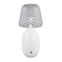 127-E27x1 Лампа настольная белая ELVAN
