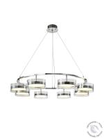 Люстра  подвесная ZORTES DONUT ZRS.1802.08, Мощность - 96Вт, Тип лампы: LED, В -1650мм / Ш - ø1050мм