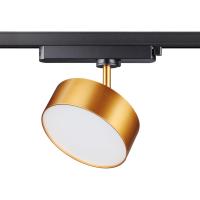 358757 PORT NT21 215 матовое золото Светильник трековый однофазный трехжильный IP20 LED 24W 4000K 2100Лм 100-265V PROMETA