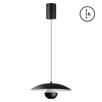 359336 OVER NT24 324 черный Светильник подвесной с механизмом регулировки высоты, провод 2м IP20 LED 4W вниз/3W вверх 760Лм 3000K 170-265V IMAN