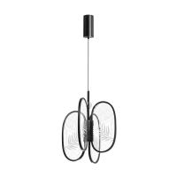 6665/38L L-VISION ODL_EX24 143 Подвесной светильник брашир. черный/металл/акрил IP20 LED 38W 2090Лм 3000K PIUMA