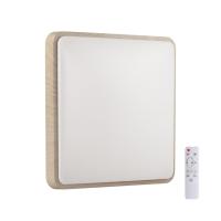 7608/EL PALE SN 120 Светильник пластик/беж. под дер. LED 72Вт 3000-6300K 480x480 IP43 пульт ДУ MERTO