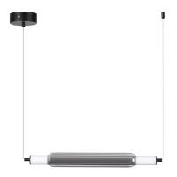 6556/15L LEDIO LN25 237 черный/дымчатый/металл/акрил, стекло Подвес LED 15W 4000К 220V TRENDY