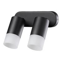 370737 OVER NT21 421 черный Светильник накладной IP20 GU10 9W 235V FLAX