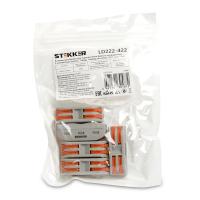Клемма пружинная STEKKER LD222-422