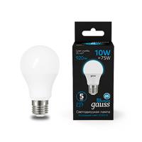 Светодиодная лампа Gauss A60 10W 920Lm 6500K E27 102502310