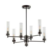 5275/6C CLASSI LN23 37 черный хром Люстра потолочная E14 6*40W 220V KAMILLA