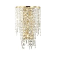 5028/3W MODERN ODL23 643 золотой/прозрачный металл/хрусталь Бра E14 3*40W CHOKKA