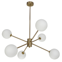 Cветильник на штанге Zortes Ragy ZRS.1893.06, Мощность - Зависит от лампы, Тип лампы: E14, В -400мм / Ш - ᴓ700мм
