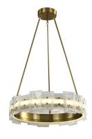 Люстра  подвесная ZORTES CLOUD-STONE ZRS.90610.60, Мощность - 50Вт, Тип лампы: LED, В -950мм/750мм / Ш - ø600мм