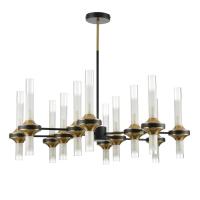 8112/24 NEOCLASSI LN25 26 черный/бронза/прозрачный, металл/стекло Люстра потолочная G9 24*30W 220V TAMARESA