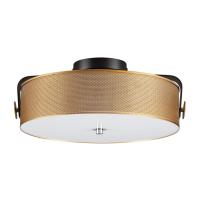 6597/40L LEDIO LN25 158 черный, античная латунь/античная латунь металл/металл, стекло Потолочный светильник LED 40W 4000К 220V DRUMY