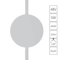 Трековый светодиодный светильник Arte Lamp Rapid A6163PL-1WH