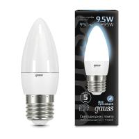 Светодиодная лампа Gauss Свеча 9,5W 950Lm 4100K E27 103102210