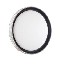 3049/DL PALE SN 183 Светильник пластик/белый/черный LED 48Вт 3000-6300K D395 IP43 пульт ДУ SHINY