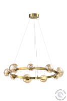 Люстра  подвесная ZORTES FRITTO ZRS.1215.09, Мощность - 36Вт, Тип лампы: LED, В -1600мм / Ш - ø680мм