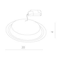 Точечный встраиваемый светильник Arte Lamp RAGGIO