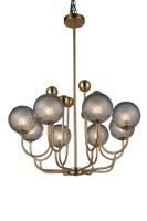 7660-8хG9-GlCl Люстра подвесная золотая ELVAN