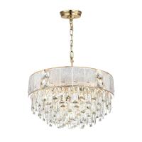 5070/11 HALL (В 2-Х КОРОБКАХ) ODL24 619 золото/прозрачный/матовый/металл/хрусталь/стекло Люстра E14 11*40W FIESTA