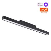 359482 SHINO NT24 134 черный Трековый низковольт. св-к диммир. со сменой цв.температуры, пульт ДУ/Tuya Smart Life IP20 LED 24W 48V 3000-6500K FLUM