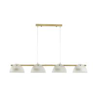 6571/4C NEOCLASSI LN25 52 медный/белый/металл/стекло Люстра потолочная E14 4*60W 220V FIORO