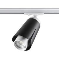 370836 PORT NT22 243 черный Светильник трековый однофазный трехжильный IP20 GU10 9W 220V TULIP
