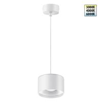 358967 OVER NT22 352 белый Светильник накладной с переключ. цв. температуры, провод 2м IP20 LED 3000К\4000К\6000К 12W вниз + 3ВW вверх 110-265V GIRO