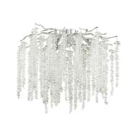 5004/8C HALL ODL23 637 серебристый/прозрачный металл/хрусталь Люстра потолочная G9 8*40W BANCHE