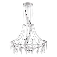 6699/51L CLASSIC ODL_EX25 81 Люстра хром/металл/хрусталь IP20 LED 51W 4000K FLAMENCO