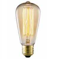 Лампа накаливания Arte Lamp Bulbs 60W E27 прозрачная ED-ST64-CL60 от интернет магазина Elvan.ru