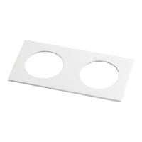 357596 SPOT NT18 475 белый Рамка декоративная к артикулам 357585-357587, 357589, 357909-357910 METIS