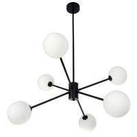 Cветильник на штанге Zortes Ragy ZRS.1883.6, Мощность - Зависит от лампы, Тип лампы: E14, В -400мм / Ш - ᴓ700мм