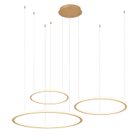 Подвесной светильник Zortes Umli ZRS.1587.03, Мощность - 146Вт, Тип лампы: Epistar LED, В -2000мм/350мм / Ш - Ø400мм+600мм+800мм