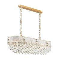 5070/14 HALL (В 2-Х КОРОБКАХ) ODL24 619 золото/прозрачный/матовый/металл/хрусталь/стекло Люстра E14 14*40W FIESTA