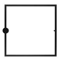 4385/24WL HIGHTECH ODL23 309 черный/металл Настенный светильник IP20 RGB динамическая подсветка ПДУ в комплекте LED 24W 3000K OMEN