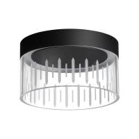 359004 OVER NT23 334 черный Светильник накладной светодиодный IP20 LED 4000K 18W 85-265V AURA