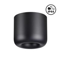 359440 OVER NT24 320 черный Светильник накладной влагозащищённый IP44 LED 10W 220-240V 3000K 650Лм LISSE