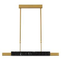 4361/25L MIDCENT ODL24 129 черный мрамор/антич. бронза/металл/акрил Подвесной светильник IP20 LED 25W 3000K 220V MARMI