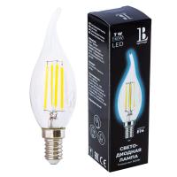 Светодиодная лампа L&B 7W 600Lm 3000K E14 E14-7W-WW-flame filament