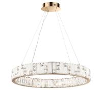 5072/100L HALL ODL24 615 золото/прозрачный/белый/металл/хрусталь/алебастр Люстра LED 100W 3700K CROSSA